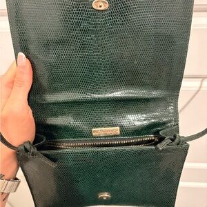 Bottega Veneta Dark Green Clutch